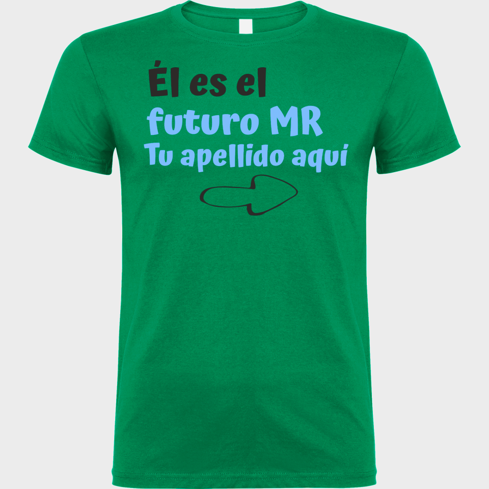 Camiseta despedida de soltero personalizable: Futuro mr