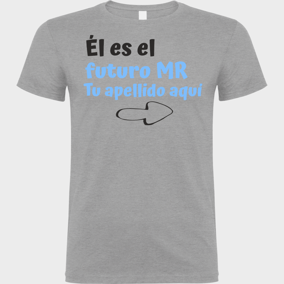 Camiseta despedida de soltero personalizable: Futuro mr