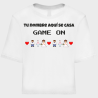 Camiseta talle corto despedida de soltera personalizable: Game On