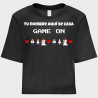 Camiseta talle corto despedida de soltera personalizable: Game On