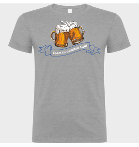 Camiseta despedida de soltero personalizable: Jarras