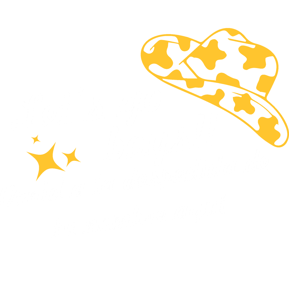 Camiseta despedida de soltero personalizable: Let's Go Boys