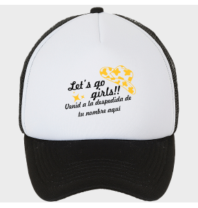 Gorra despedida de soltera personalizable: Let's Go Girls