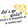 Gorra despedida de soltera personalizable: Let's Go Girls