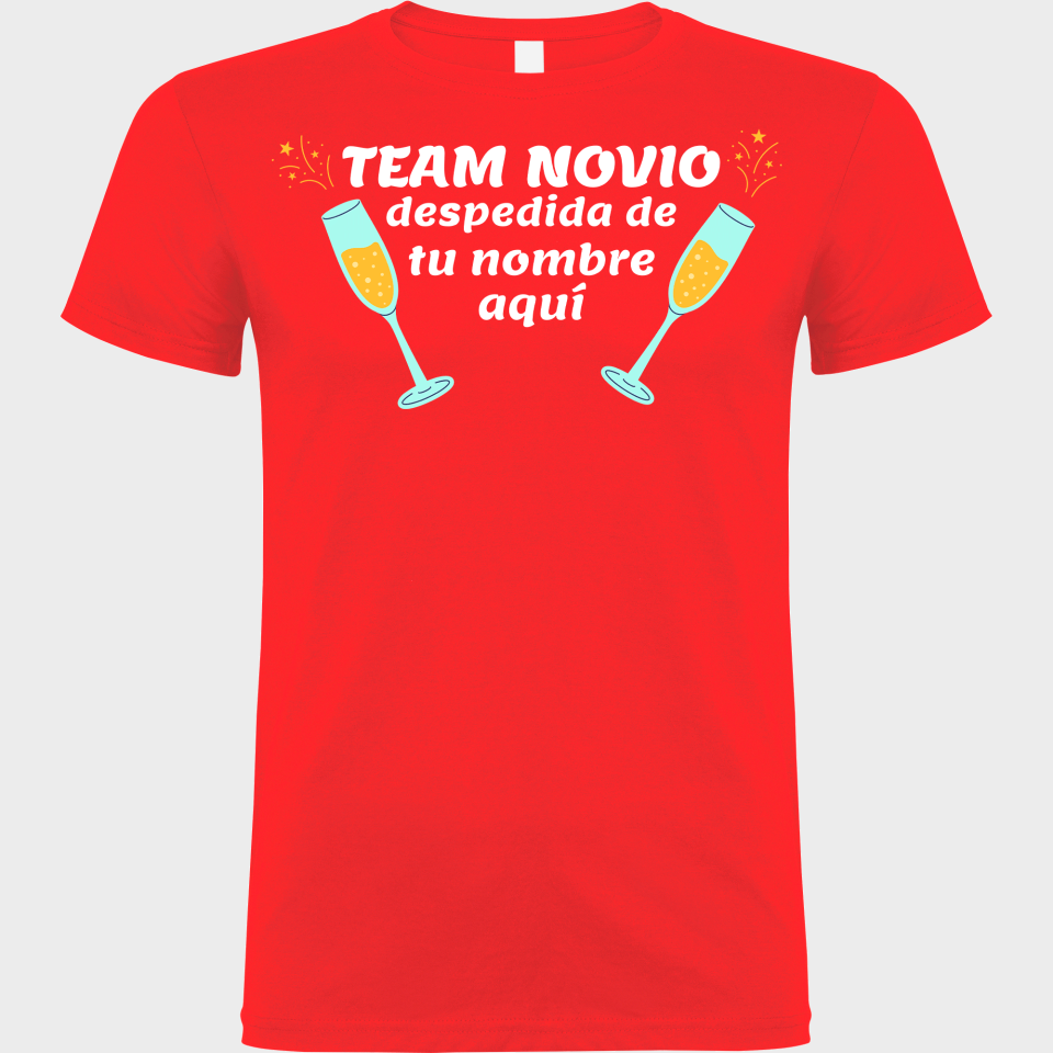 Camiseta despedida de soltero personalizable: Team Novio