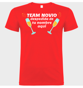 Camiseta despedida de soltero personalizable: Team Novio