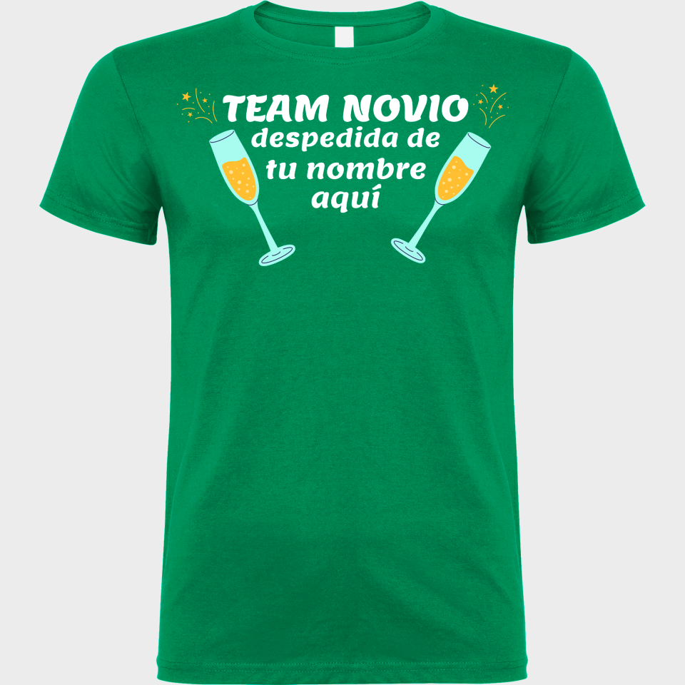 Camiseta despedida de soltero personalizable: Team Novio