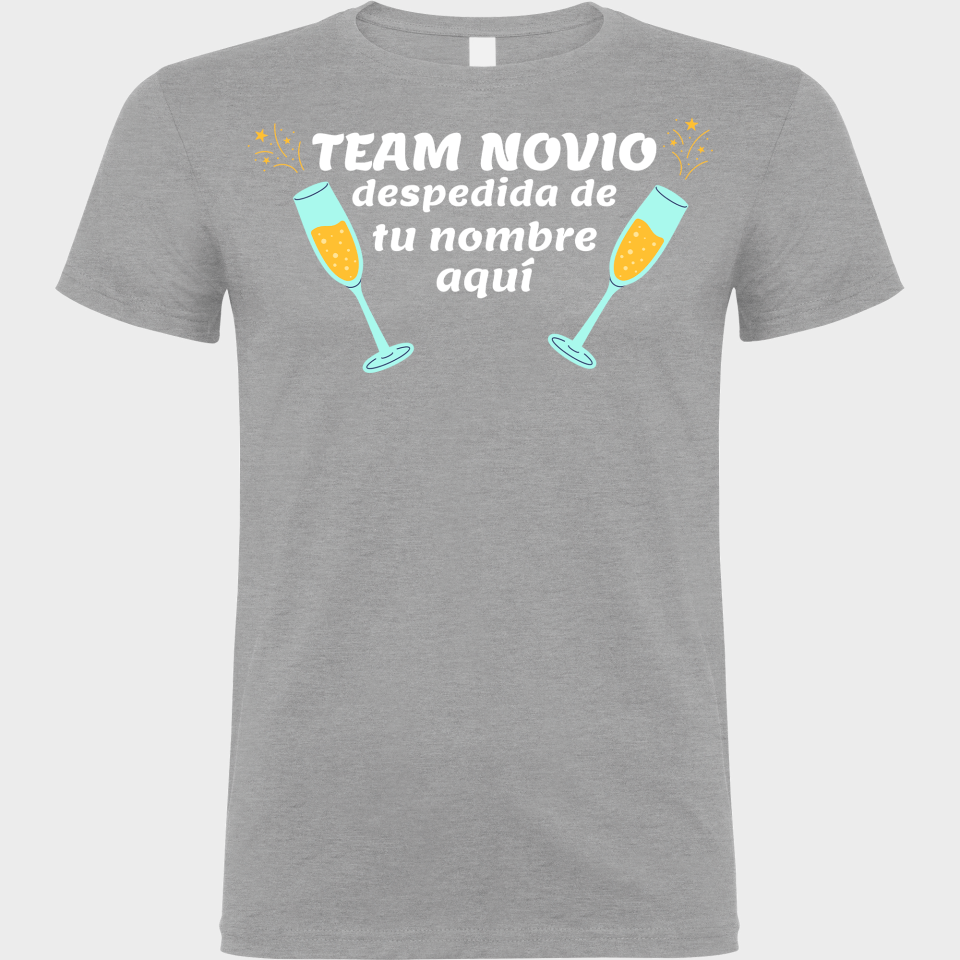 Camiseta despedida de soltero personalizable: Team Novio