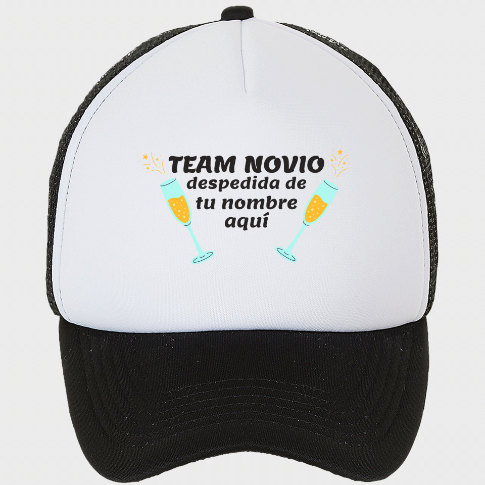 Gorra despedida de soltero/a personalizable: Team Novio