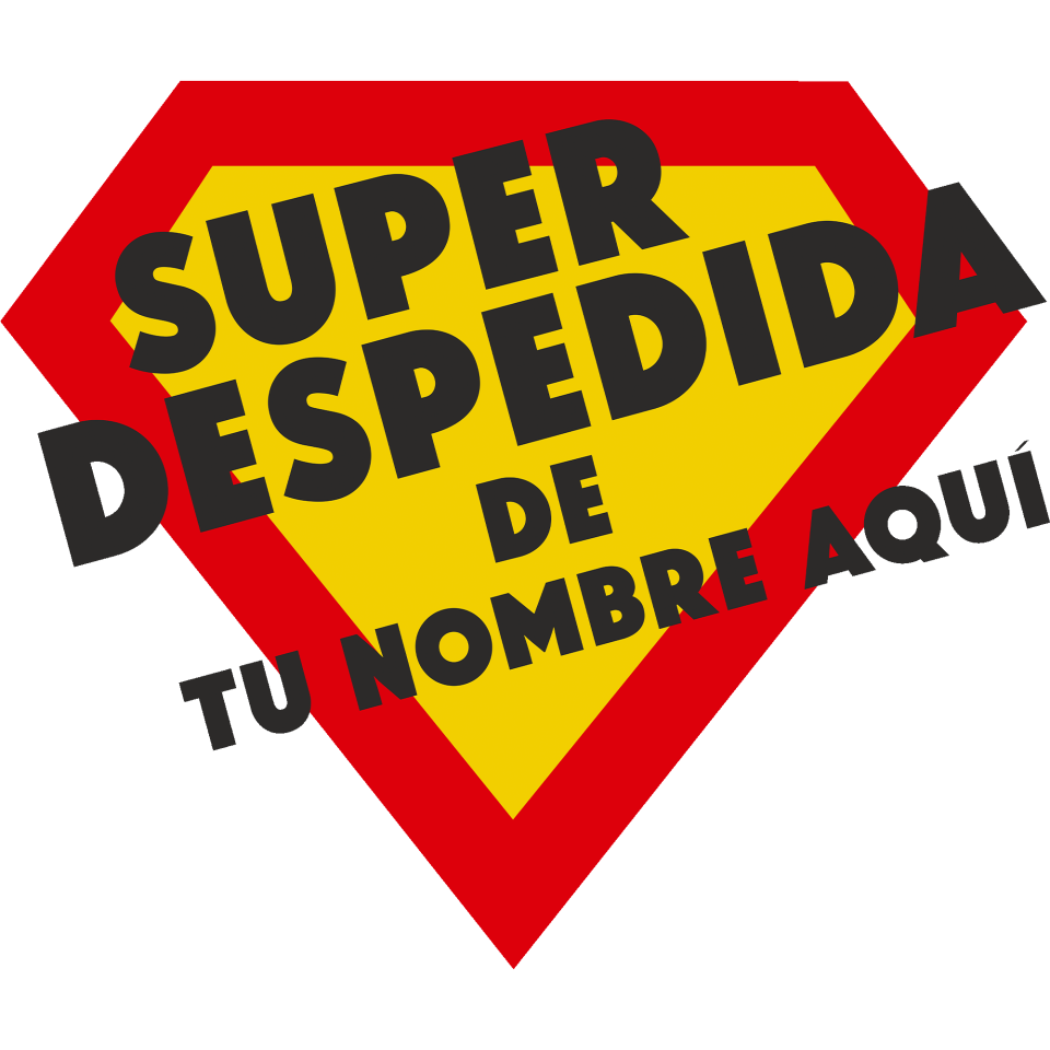 Camiseta de tirantes despedida de soltera personalizable: Superdespedida
