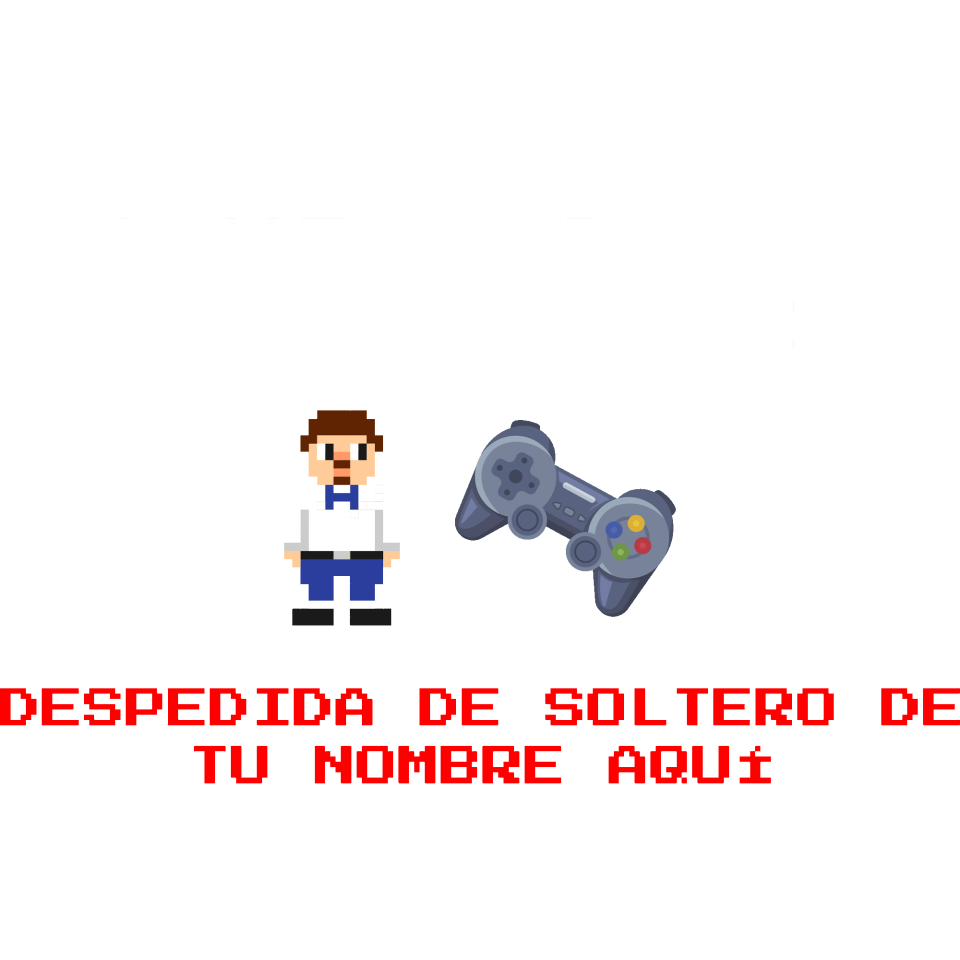 Camiseta despedida de soltero personalizable: Nivel Marido