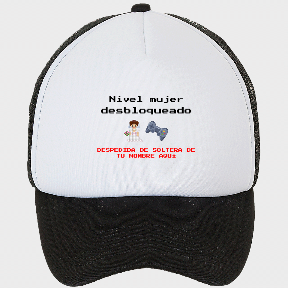 Gorra despedida de soltero/a personalizable: Nivel Mujer
