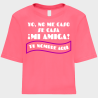 Camiseta talle corto despedida de soltera personalizable: Se Casa Mi Amiga