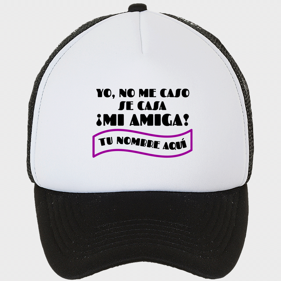 Gorra despedida de soltero/a personalizable: Se Casa Mi Amiga