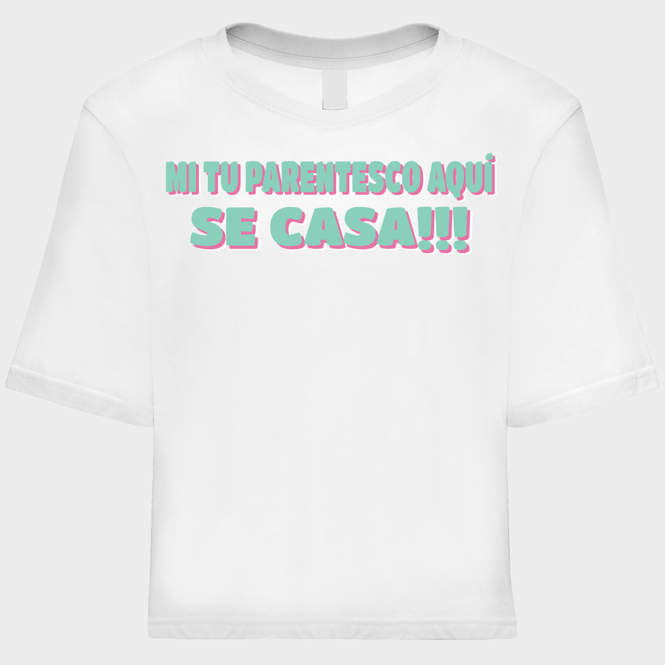 Camiseta talle corto despedida de soltera personalizable: Se Nos Casa