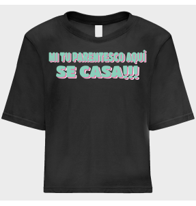 Camiseta talle corto despedida de soltera personalizable: Se Nos Casa