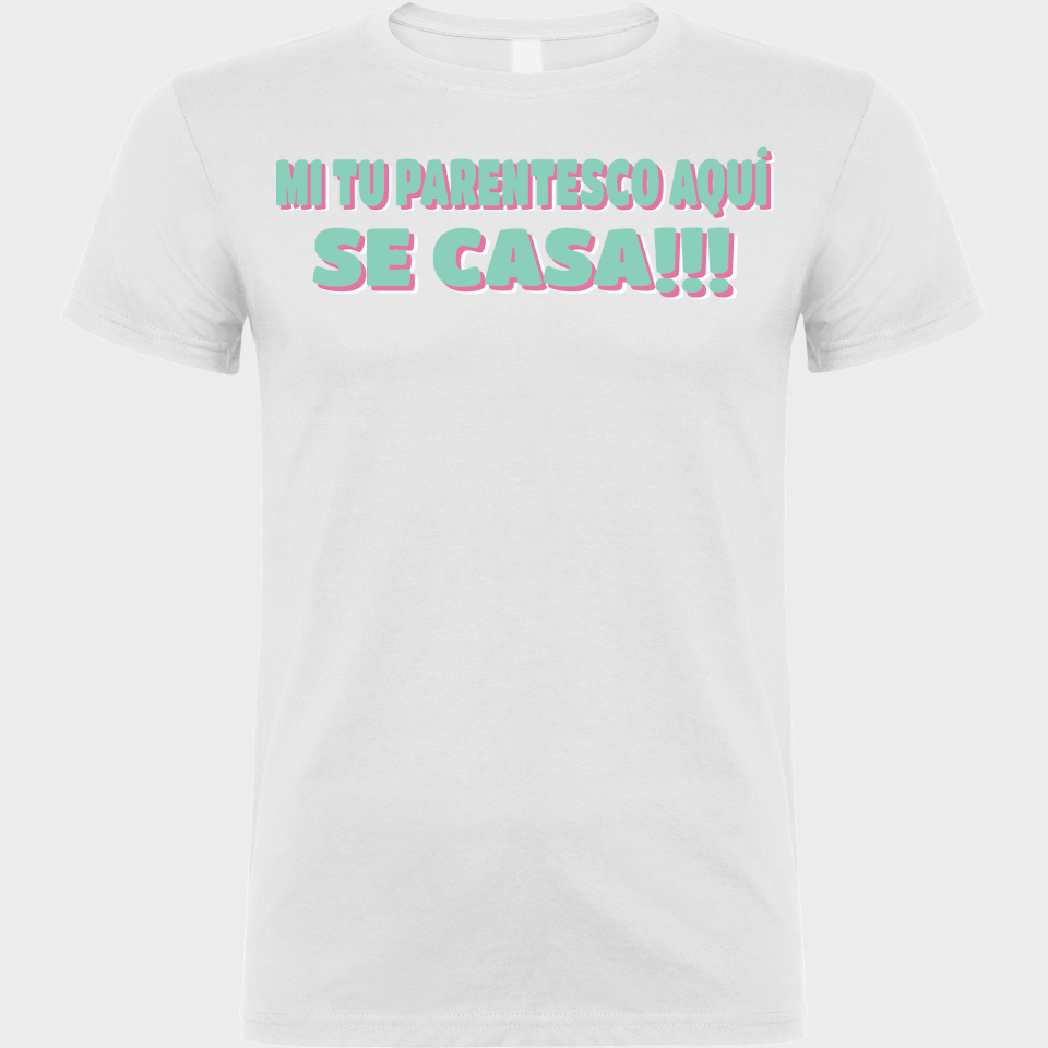 Camiseta despedida de soltero personalizable: Se Nos Casa