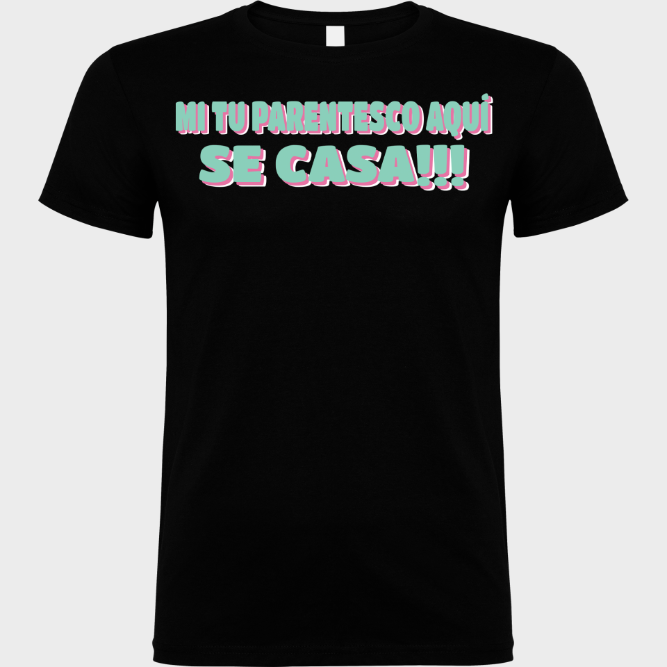 Camiseta despedida de soltero personalizable: Se Nos Casa