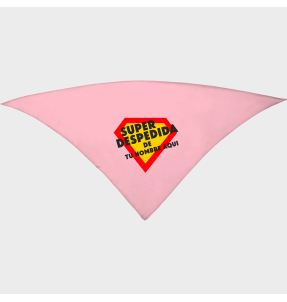 Pañuelo despedida de soltero/a personalizable: Superdespedida