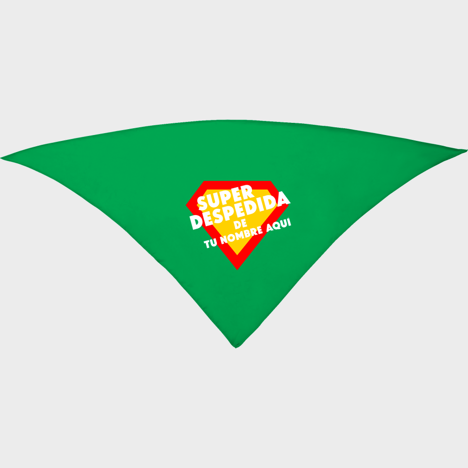 Pañuelo despedida de soltero/a personalizable: Superdespedida
