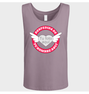 Camiseta de tirantes despedida de soltera personalizable: Corazón