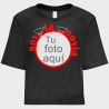 Camiseta talle corto despedida de soltera personalizable: Soy La Novia
