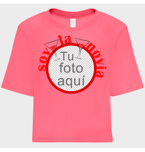 Camiseta talle corto despedida de soltera personalizable: Soy La Novia