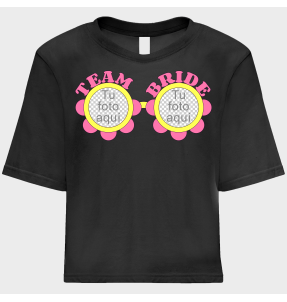 Camiseta talle corto despedida de soltera personalizable: Gafas