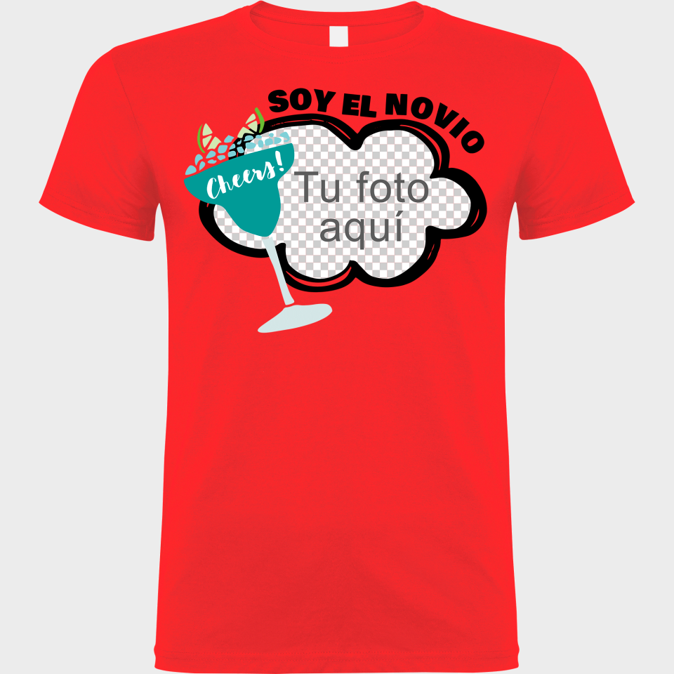 Camiseta despedida de soltero personalizable: Soy El Novio