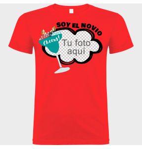 Camiseta despedida de soltero personalizable: Soy El Novio