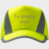 Gorra de 5 paneles con detalles reflectantes BALDER personalizada