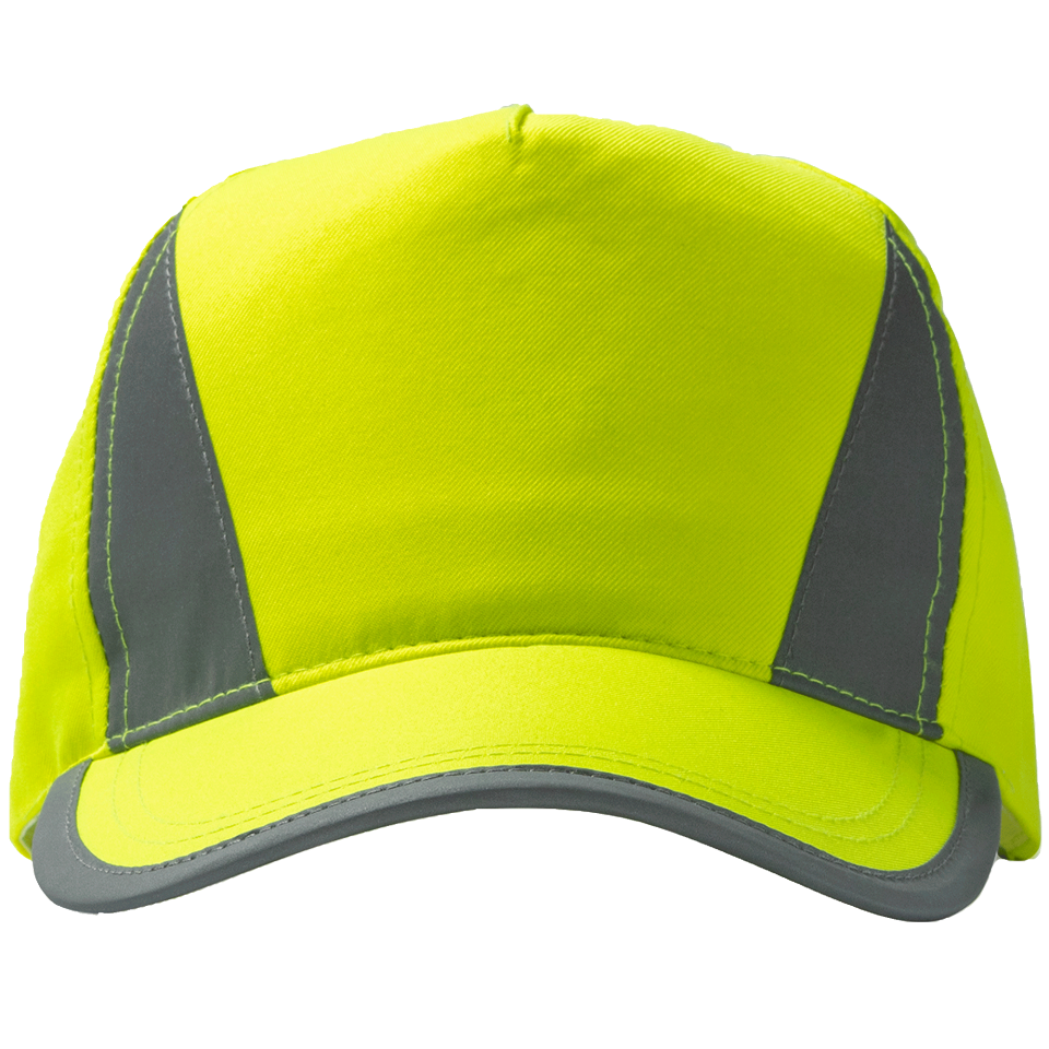 Gorra de 5 paneles con detalles reflectantes BALDER personalizada