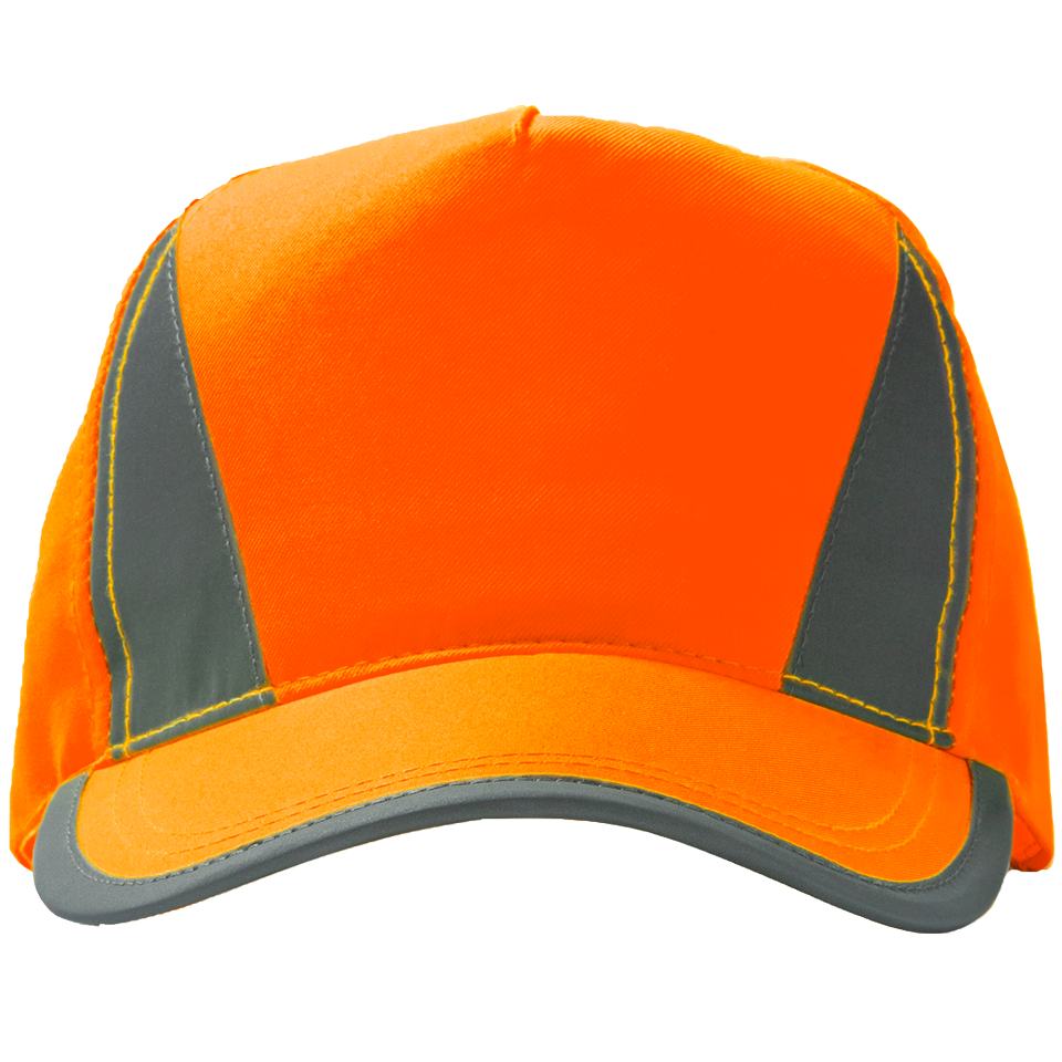 Gorra de 5 paneles con detalles reflectantes BALDER personalizada