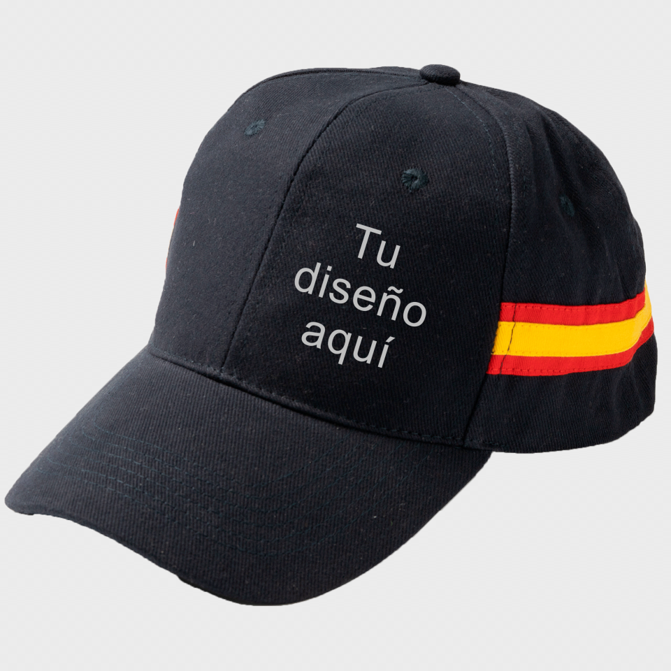 Gorra 5 paneles con diseño bandera IBERIS personalizada