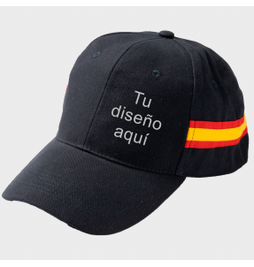 Gorra 5 paneles con diseño bandera IBERIS personalizada