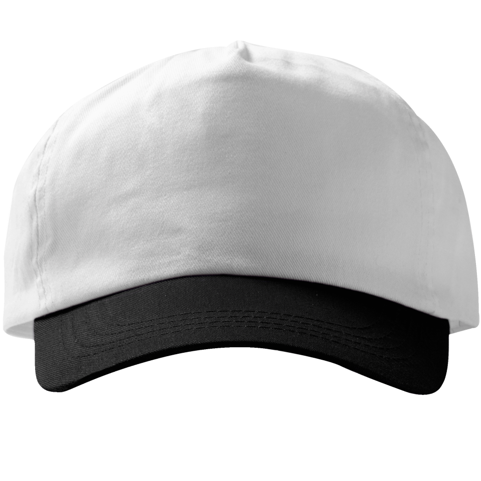 Gorra bicolor de 5 paneles personalizada
