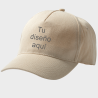 Gorra de algodón orgánico TARVOS personalizada