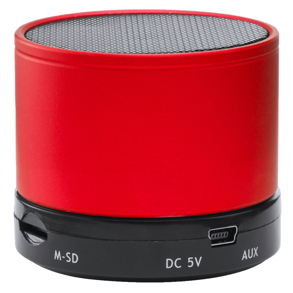 Altavoz con cuerpo metálico CORUS personalizado