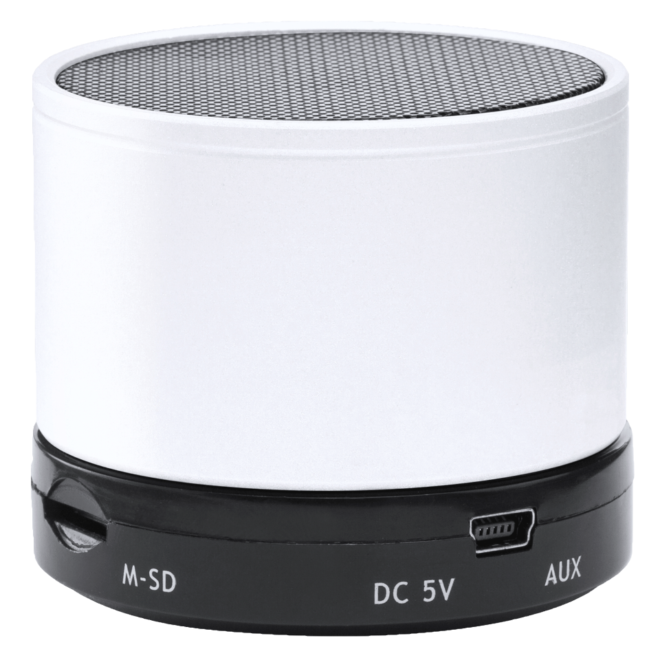 Altavoz con cuerpo metálico CORUS personalizado