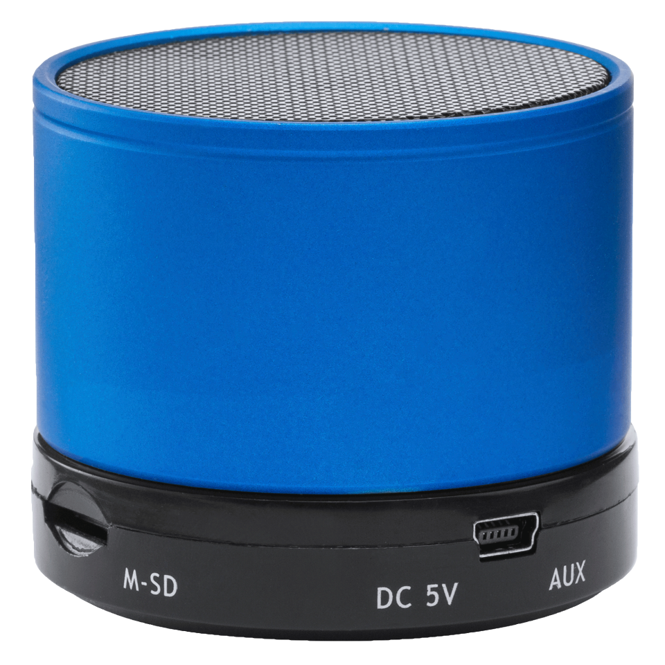 Altavoz con cuerpo metálico CORUS personalizado