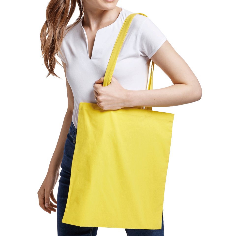 Bolsa de tela de colores de algodón 140gr personalizada