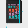 Bloc de notas A5 para el día de la madre diseño Mama