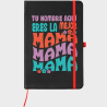 Bloc de notas A5 para el día de la madre diseño Mama