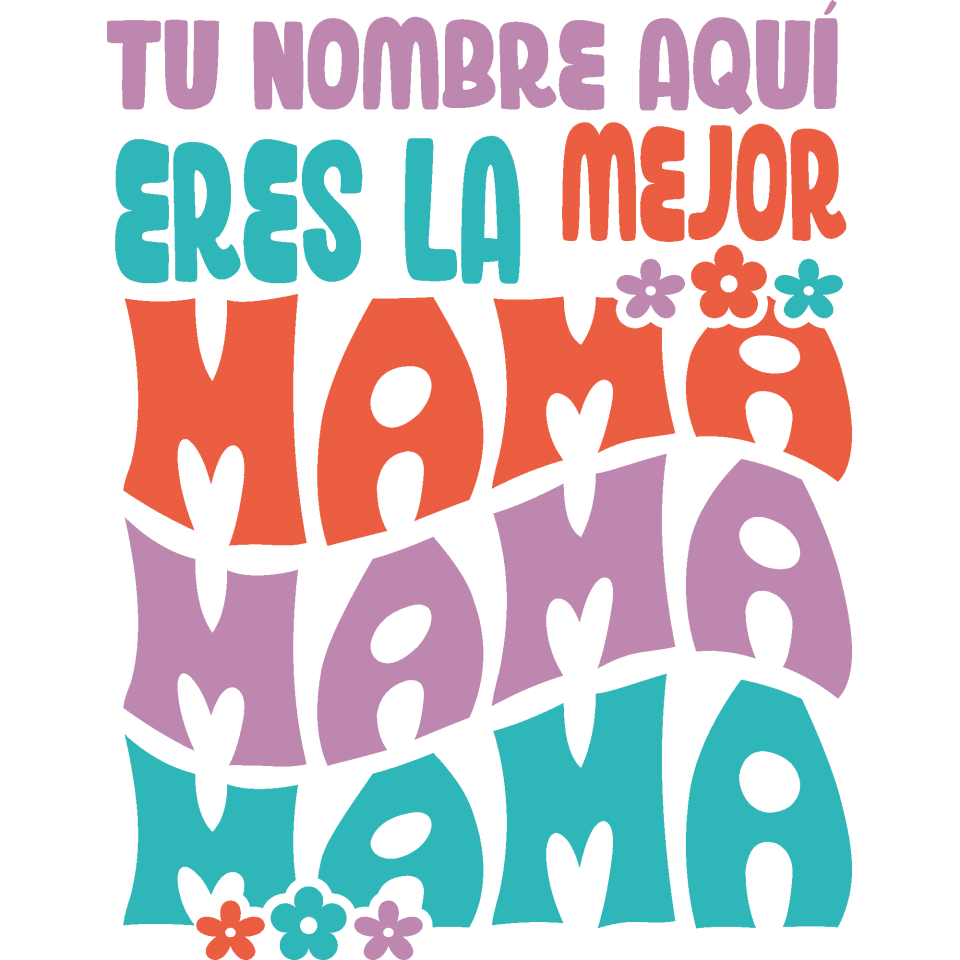 Camiseta para el día de la madre diseño Mama