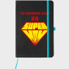 Bloc de notas A5 para el día de la madre diseño Supermom
