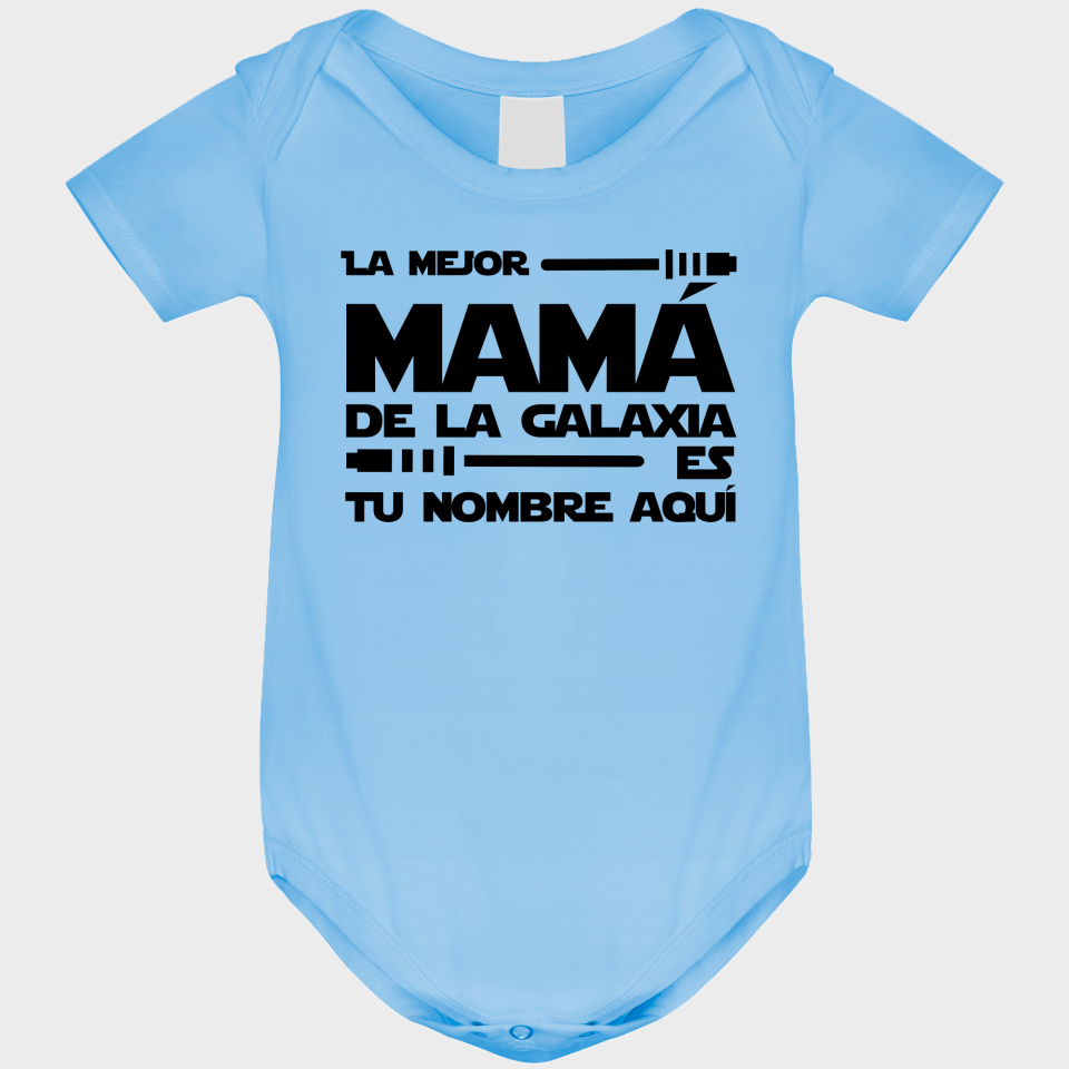 Body bebé para el día de la madre diseño La mejor de la galaxia
