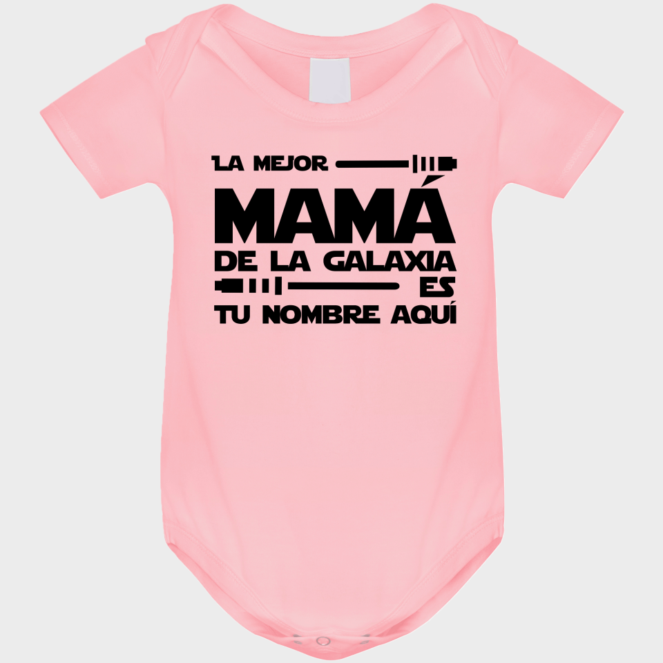 Body bebé para el día de la madre diseño La mejor de la galaxia