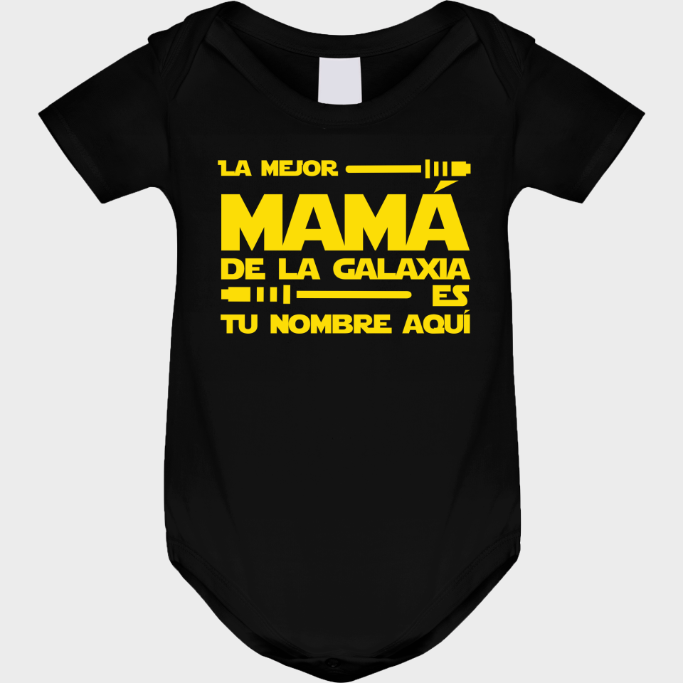 Body bebé para el día de la madre diseño La mejor de la galaxia