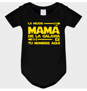 Body bebé para el día de la madre diseño La mejor de la galaxia