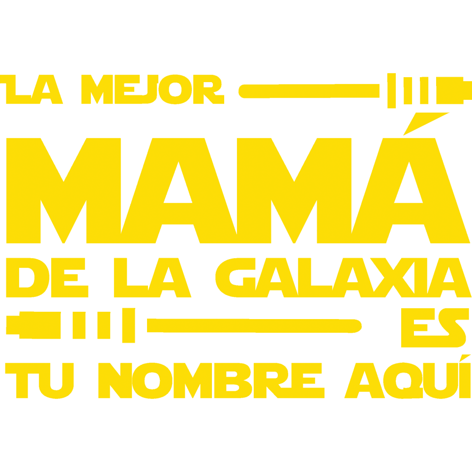 Taza negra para el día de la madre diseño La mejor de la galaxia